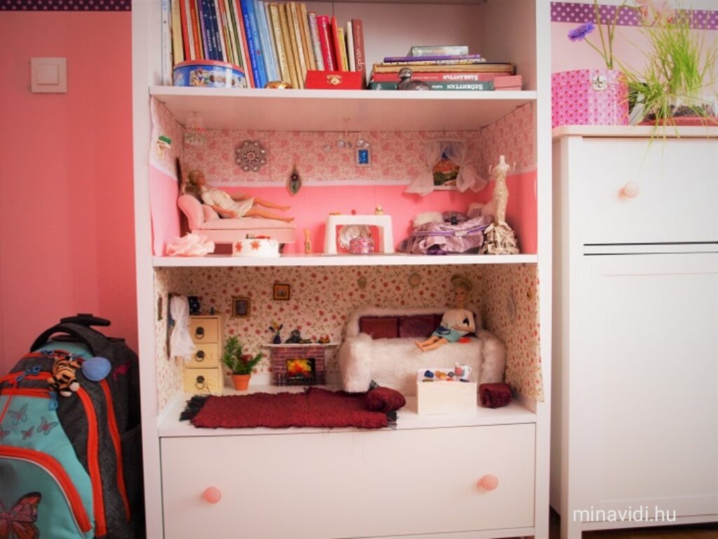 Barbie-szoba a szekrényben